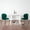 Green, variant on Roundhill Furniture Amoa Contemporary 3-Piece Dining Set, White Round Dining Table with 2 Chairs, Yellow