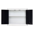 thumbnail image 2 of 26 in. H x 30 in. W x 12 in. D Steel Garage Wall Cabinet in White/Charcoal, 2 of 6