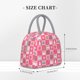 thumbnail image 2 of Fotbe Pink Christmas Cheer Bolsa de Almuerzo con Estampado, Lonchera Aislada, Contenedor de Comida Reutilizable Tipo Cooler a Prueba de Fugas, 2 of 6