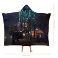thumbnail image 2 of Los Munsters Manta Capa con Capucha Anti-Bolitas, Manta de Lana Ártica Suave, Manta Portátil de Felpa Ligera y Lujosa, Poncho para Siesta en Casa y Oficina, 100*130cm, 2 of 6