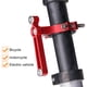 thumbnail image 3 of Adaptador portabidón Adaptador de portavasos para botella de agua para manillar de ciclismo adaptador de jaula para botella de bicicleta de aleación de aluminio accesorios para bicicleta Hugtrwg  Para estrenar, 3 of 7