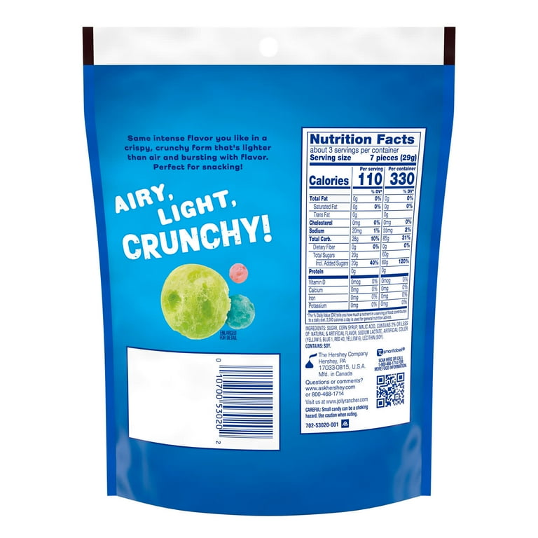 Jolly Rancher Freeze Dried Original Fruit Flavored Candy, Bag 3.1 oz