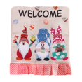 thumbnail image 2 of Decoraciones de Pascua, Adornos de Pascua, Regalos de Pascua Decoraciones de Pascua Funda de silla de lino estampada de Pascua Funda de silla de huevos de Pascua enanos Funda de silla de lino, 2 of 6