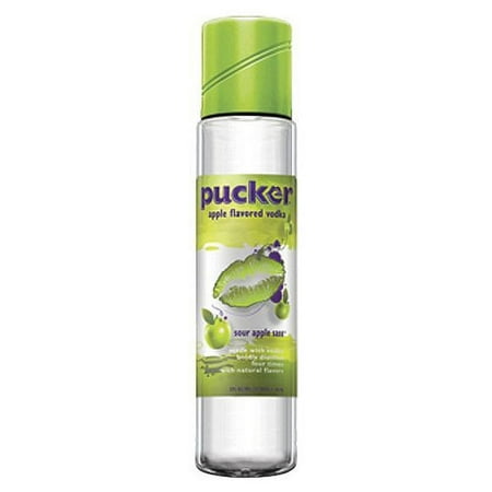 Pucker Sour Apple Sass Apple Flavored Vodka, 750 mL