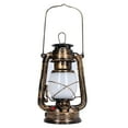 thumbnail image 1 of Lampe de Camping, Lanterne LED Portable Prise EU 110-240V Style Rétro pour Extérieur Noir, Bronze, 1 of 8