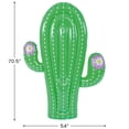 thumbnail image 3 of Pool Central 70.5" Jumbo Cactus Inflatable 1-Person Swimming Pool Mattress Float - Green, 3 of 6
