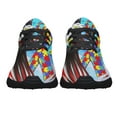 thumbnail image 5 of Autism Awareness American flag Shoes Sneakers for Women Men Black Size 4.5, 5 of 7