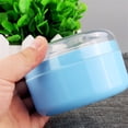 thumbnail image 6 of Beauos Yellow Talcum Powder Container, Soft Powder Puff Transparent Lid, One-Hand Makeup Tools, Soft Touch for All, Leak-Proof Travel Case, 1 Pack, 6 of 8