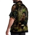 thumbnail image 3 of Saint Patrick's Day Men's Short Sleeve Hawaiian Poplin Shirt - Casual Printed Button Down Summer Beach Shirt for Men, 3 of 6