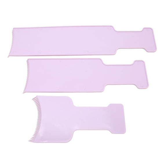 3pcs Highlighting Kit, Hair Balayage Kit, Foil Balayage Board And Paddle Set For Hair Bleach, Hair Dye Long Board And Short Board Coloring Set