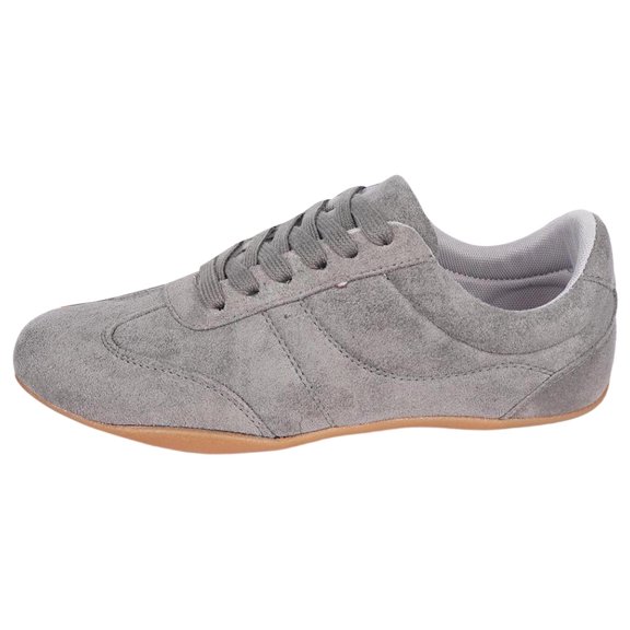 Gyexs Sleek Slim Sneakers for Women - Arch Support on Casual Shoes for Hiking Running Walking, Grey US: 8.5
