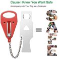 thumbnail image 5 of cerradura de puerta portátil, cerradura de viaje, agregue cerradura adicional para mayor seguridad y privacidad, cerradura fuerte y resistente para viajes, hotel, apartamento Kuyhfg Bienvenido a Kuyhfg, 5 of 5