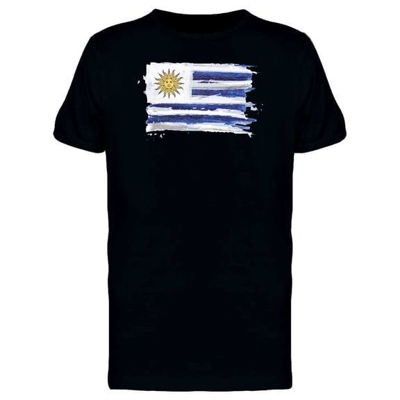 Brush Painting Of Uruguay Tee Men's -Image by Shutterstock