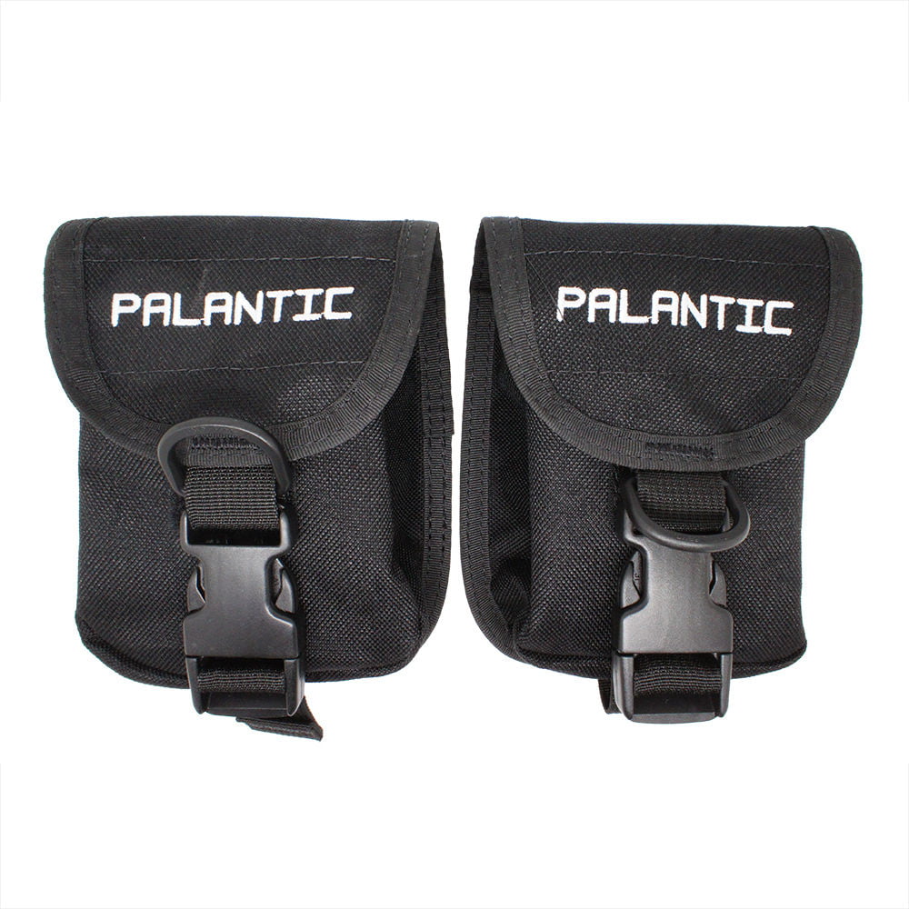 Pair Scuba Diving Palantic Trim Counter Weight Pocket Pouch 4LB 