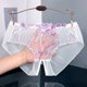 thumbnail image 3 of Bragas de encaje transparentes para mujer, tangas de entrepierna abierta bordadas, ropa interior Sexy, lencería sexual de tentación dulce, 3 of 5