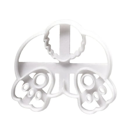 

HOMEIU Easter Egg Theme Shape Cookie Cutters and Stamper Cartoon Bakeware Easy Safe Fondant Cake Mold Cake Decoration