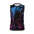 thumbnail image 6 of Picia Futuristic Purple Panther mens Cotton Tank Undershirts , Moisture-wicking Ribbed Tanks, Lightweight Cotton Tank Undershirts-XX-Large, 6 of 8