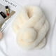thumbnail image 5 of Bufanda de piel de conejo para mujer, conjunto de cuello de otoño e invierno, bufanda gruesa y cálida de tres tubos, bufanda de piel de conejo de imitación de lábrido, 5 of 5
