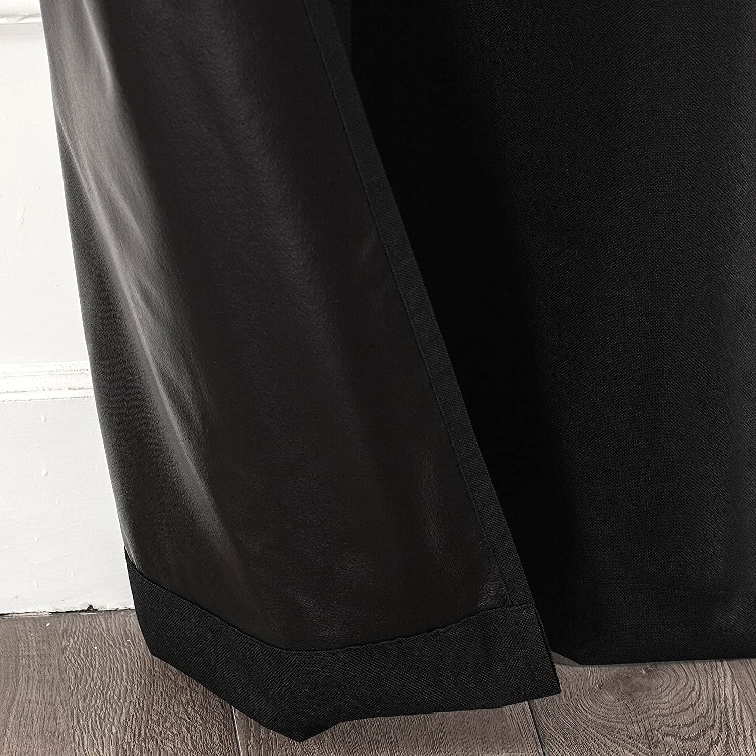 Empire Home Fashion 100% Blackout Window Curtain Panel - Thermal Insulated, Black Back & Grommets - 7 Colors - 4 Sizes