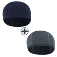 thumbnail image 5 of 2pcs Cooling Dome Skull Cap Sweat Wicking Helmet Liner Sport Motorcycle Cycling Beanie Durag Hat, 5 of 5