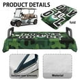 thumbnail image 5 of HUIACONG Golfs Club Printing Golf Cart Covers Seat Anti-Slip Universal Seat Covers for Golf Cart Foldable Easy to Disassemble Compatible with Most 2-Person Seats Club Car, 5 of 7