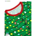 thumbnail image 4 of BadPiggies Christmas Family Matching Pajamas Pjs Set Xmas Tree Holiday Sleepwear Nightwear, 4 of 7