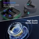 thumbnail image 2 of Auriculares inalámbricos, TWS Bluetooth 5.0 con estuche de carga, control táctil, auriculares deportivos impermeables con micrófono estéreo Bluetooth, carga tipo C, reproducción 24 horas (verde), 2 of 5