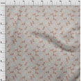 thumbnail image 4 of oneOone Polyester Spandex Brown Fabric Floral Sewing Material Print Fabric By The Yard 56 Inch Wide, 4 of 5