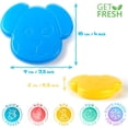 thumbnail image 2 of wqlpp-Mini Freezer Ice Packs for Lunch Boxes - 4-Pack Cute Small Ice Blocks for Cool Bags and Kids Lunch Box – Reusable Animal Freezer Blocks for Kids Lunch Cool Boxes Bags with 10 Food Picks, 2 of 4