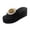 Black, variant on VerPetridure Slippers for Women Slippers Women Beach Breathable Flowers Sandals Home Slipper Flip-Flops Wedges Shoes