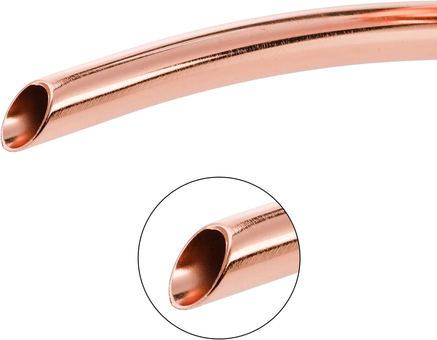 Stainless Steel Watering Can, Small Modern Style Pot, 15oz/450ml Plant Can with Long Spout to Prevent Spillage, Perfect for Outdoor and Indoor Plants (Copper)