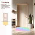 thumbnail image 3 of Flatwoven High Traffic Area Rug, Gradient Spectrum Shag with Dreamy Pastel Transitions, Non Slip, Stain Resistant, Washable Area Rugs for Living Room, Bedroom(Pink, 4X6), 3 of 8