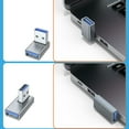 thumbnail image 6 of PatungKu USB Connector 3.0 90 Degree Right Up Angled Converter Adapter for Notebook, 6 of 8