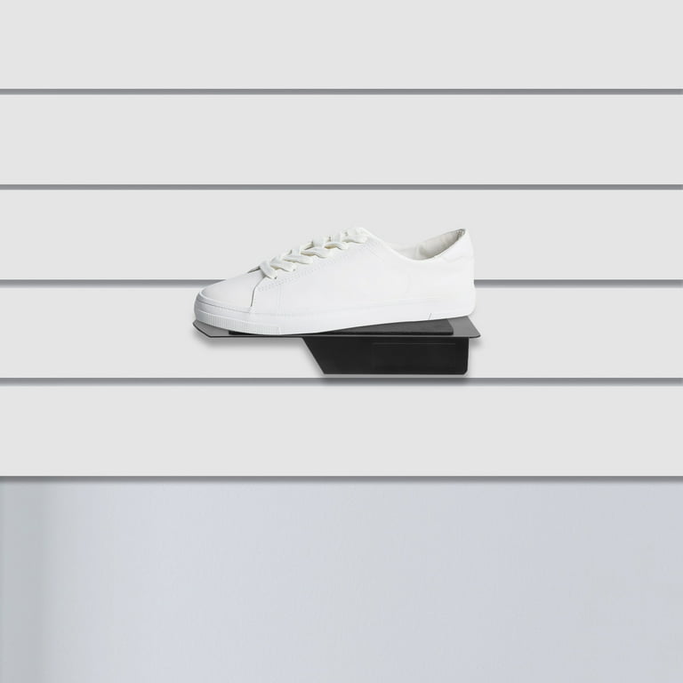 Phenofice 1Pcs Wall Mount Shoe Storage Adjustable Height Black