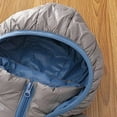 thumbnail image 6 of Favoffer Winter Boys Solid Color Hooded Lightweight Down Jacket - Sports,Outdoor,Travel,Casual 7-14Y, 6 of 7