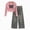 R599-Red, variant on NOLDARES Baby Toddler Girls Cute 2pcs Fall Winter Clothes Long Sleeve Round Neck Tee and Cozy Joggers Outfits Clothing Set(White,8-9 Y)