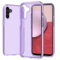 thumbnail image 2 of For Samsung Galaxy A14 5G Transparent Shock Absorption Thick TPU Rubber Gel Ultra Thick 3mm Hybrid Protective Slim Back Cover ,Xpm Phone Case [ Purple ], 2 of 6