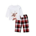 thumbnail image 4 of Family Matching Women Kids Christmas Pyjamas  Pajamas Set Mom L, 4 of 7