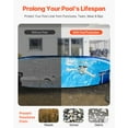 thumbnail image 2 of VEVOR 12x24 ft Oval Pool Liner Pad for Above Ground Pools Prevents Punctures Pool Mat, 2 of 9