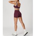thumbnail image 7 of PISONIC Two Piece Workout Sets for Women Color Block Sports Bra and Scrunch Butt Lifting Shorts Gym Yoga Active Wear Outfits, 7 of 7