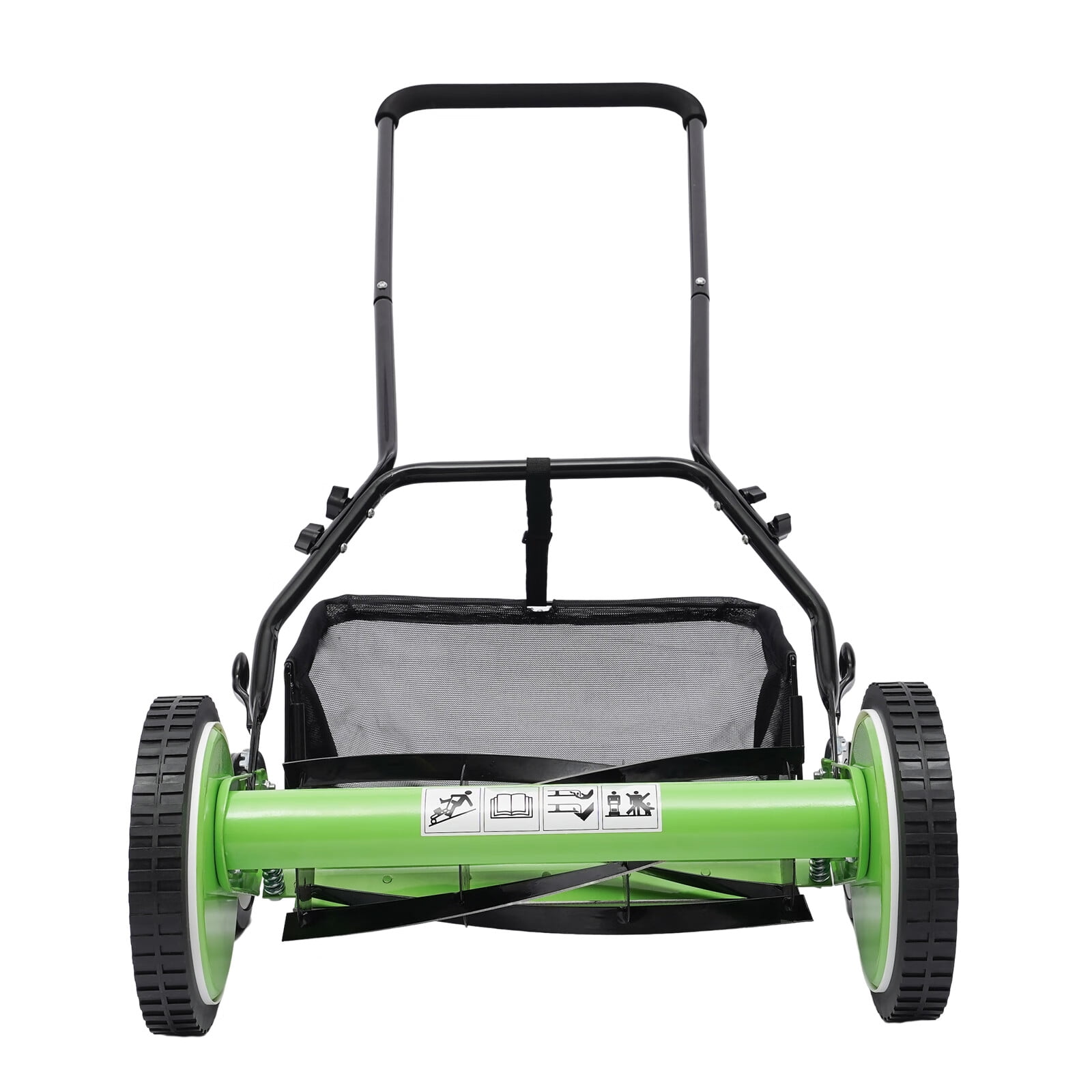  TBVECHI 20Inch Reel Mower with 5-Blades, Universal Manual Lawn  Mower w/Grass Catcher Adjustable Cutting Height Push Lawn Mower, Green :  Patio, Lawn & Garden