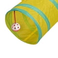 thumbnail image 2 of Túnel para gatos Yuyangstore Juguetes Interactivos plegables Color Azul Amarillo, 2 of 8