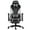 White-Black, variant on Douxlife 7-Point Massage Gaming Chair with Footrest, 175° Reclining, Ergonomic Racing High Back Home Office Computer Chair, Video Game Chair for Adults Kids