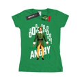 thumbnail image 1 of Elf Womens Angry Elf Cotton T-Shirt, 1 of 5
