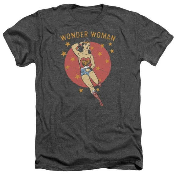 Dc - Wonder Circle - Heather Short Sleeve Shirt - Large