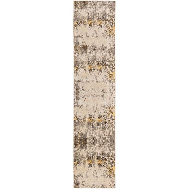 Unique Loom Tapis Surteint Helios 2' 7 x 12' Coureur Beige/brun