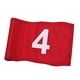 thumbnail image 3 of Banderas de golf Accesorios de golf portátiles Equipo Bandera grande numerada para putting green 4, 3 of 9