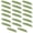 Light Green, variant on 20Pcs 4cm 1g Luminous Maggot Fishing Lures, Floating TPE Soft Bread Worm Bait Bulk Set for Freshwater Saltwater Bass Crappie Walleye (Green)