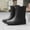 Black, variant on Viluyesy Mens Mid Calf Rain Boots US10, Thick Sole Waterproof Anti-Slip Rubber Garden Outdoor Work Rainboots (US7-10.5)