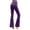 Z-Purple71, variant on JIAYUE Women's Casual Leggings Athletic Summer Solid Color Elastic High Waist Flare-Leg Full Length Running Sports Yoga Pants